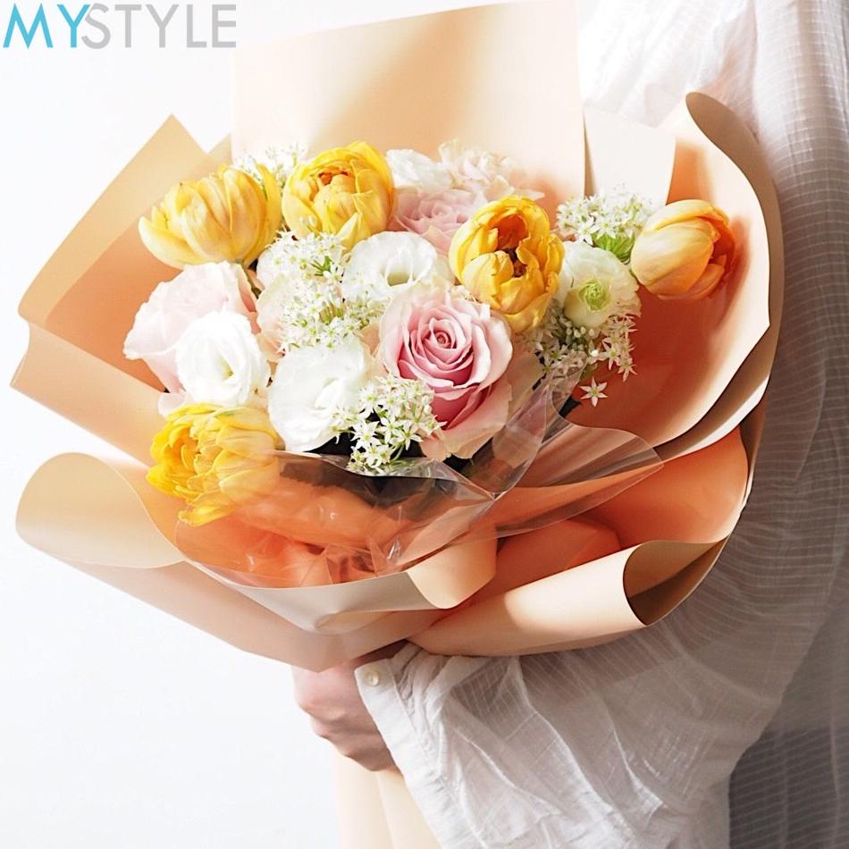 

Happy Time Kertas Bunga Oy Two Color (1 Pack =20 Lbr) Flower Wrap/Kertas Pembungkus Bunga Waterproof