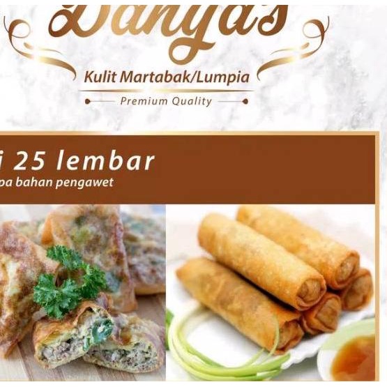 

Terbaik KULIT MARTABAK / KULIT LUMPIA 18.5 CM X 18.8 CM ISI 25 LEMBAR