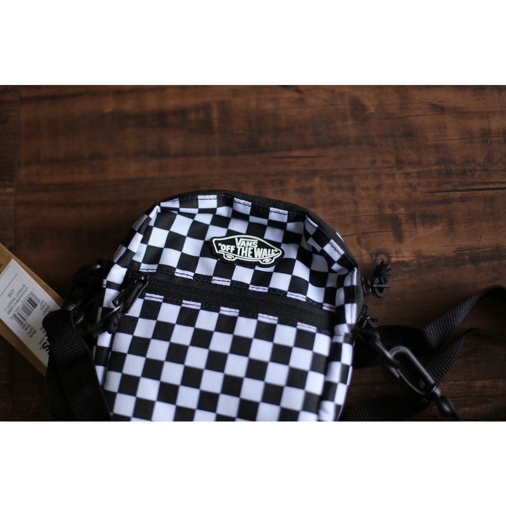 Endarfootwear - Vans Sling Bag Bail Shoulder Checkerboard Black White
