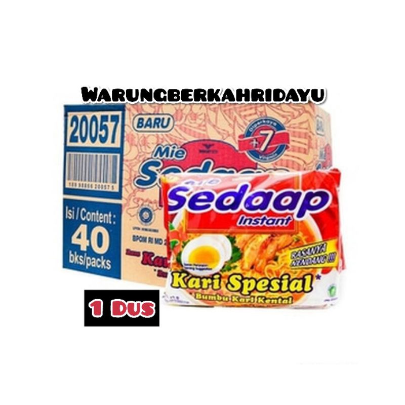 

Mie Sedaap Instan Rasa Kari Spesial 1 Dus isi 40 Pcs