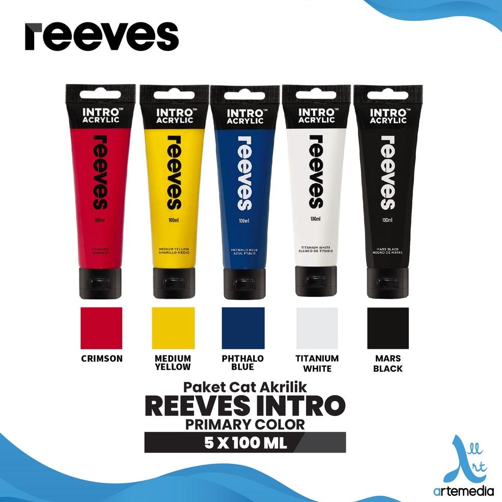 

[PRODUK GFFWE] Cat Akrilik Reeves Intro 100ml Acrylic Paint Color HTS