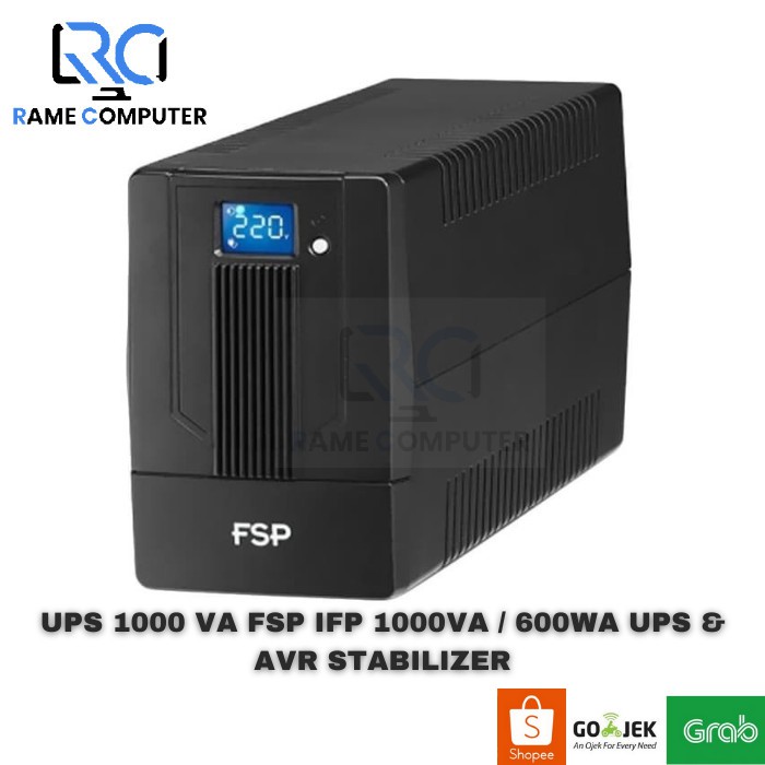 UPS 1000 VA FSP IFP 1000VA / 600WA UPS &amp; AVR STABILIZER NEW