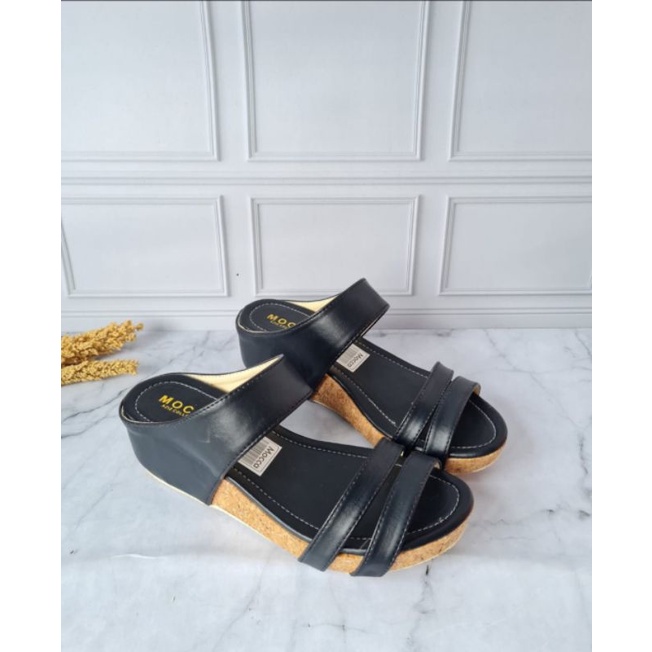 ABBUSHOES SS 20 Wedges Sandal Terbaru