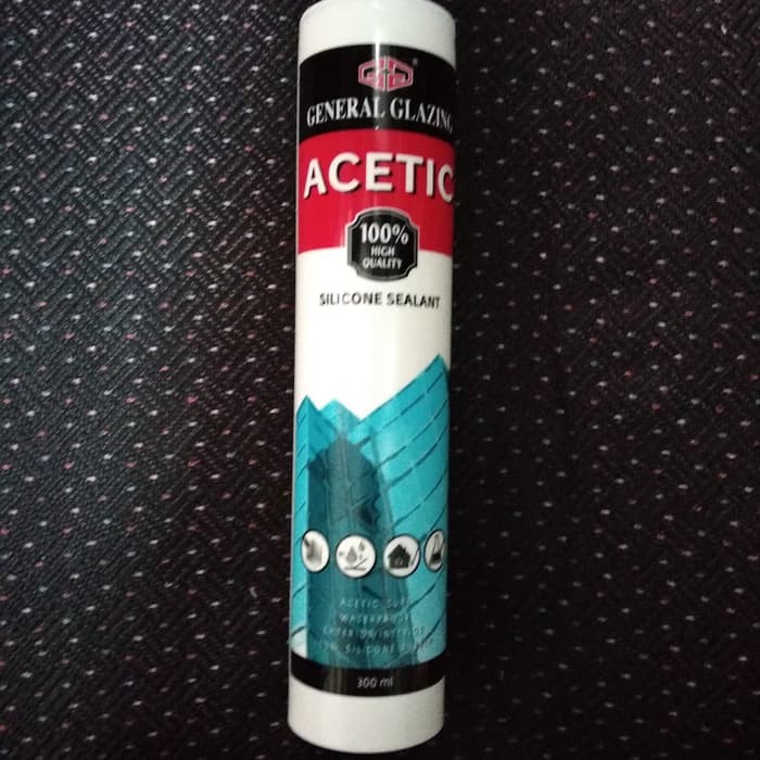 

Lem Sealent Kaca Acetic Cure General Glazing Lem Silikon Asam GG