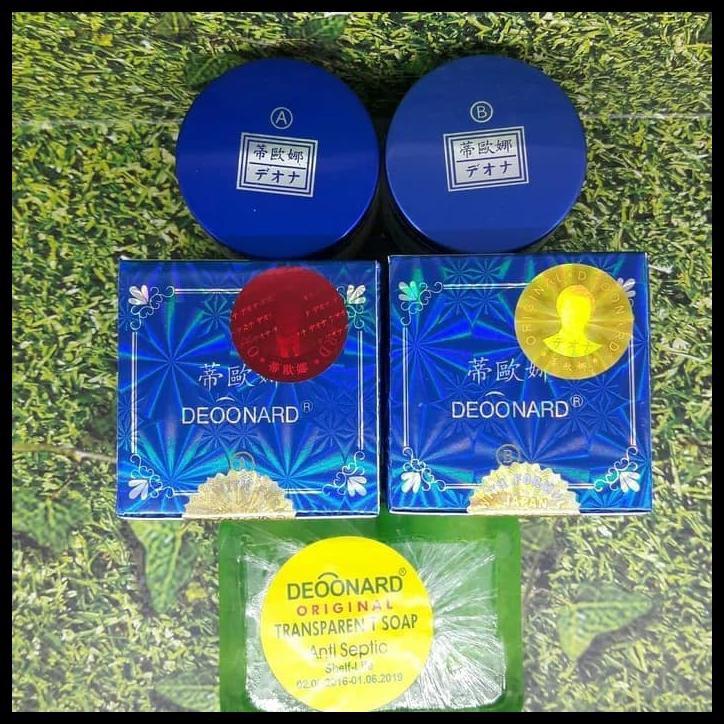 PAKET CREAM DEONARD BIRU+SABUN ANTI SEPTIC ORIGINAL