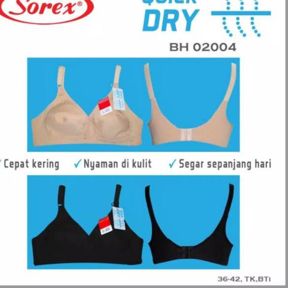 Kirim Langsung Bh Bra Sport Sorex 02004 Busa Tipis Tanpa Kawat Quick Dry