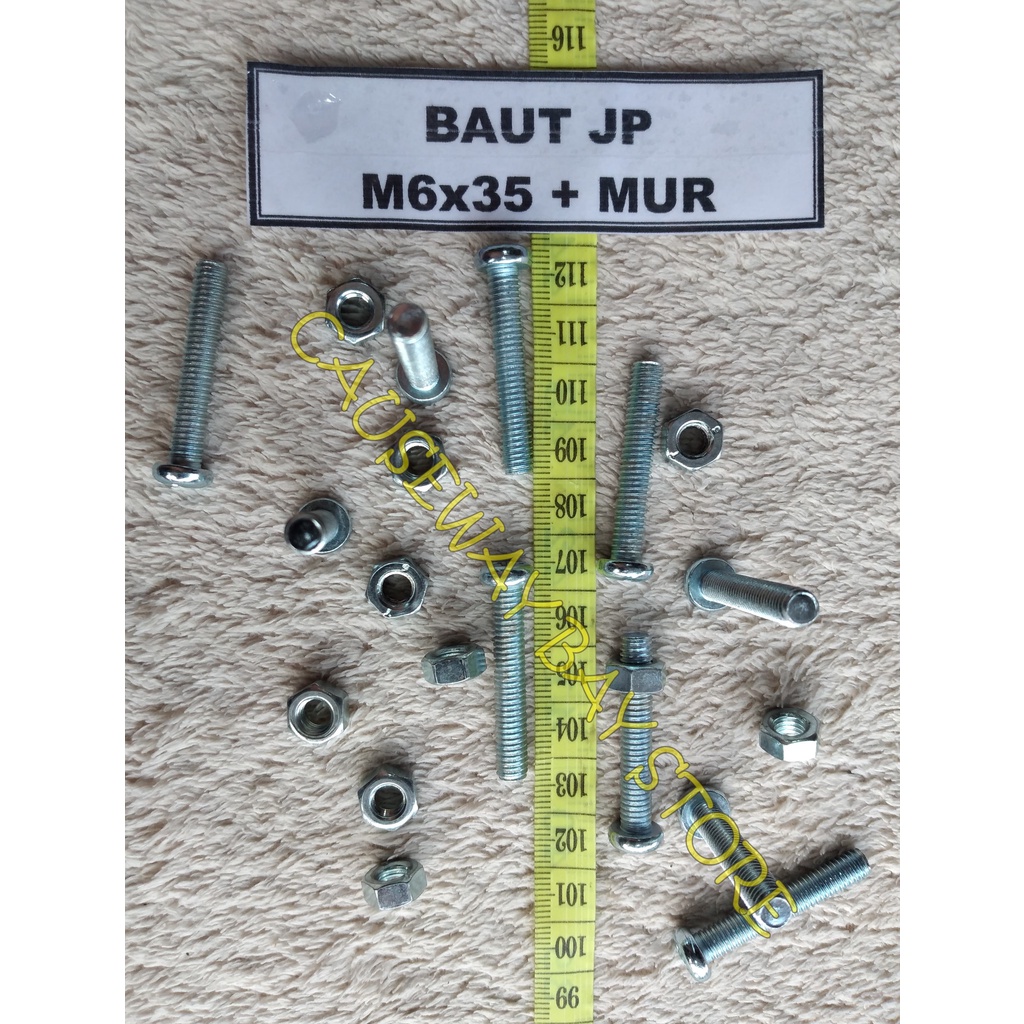 BAUT JP M6 X 35 + MUR