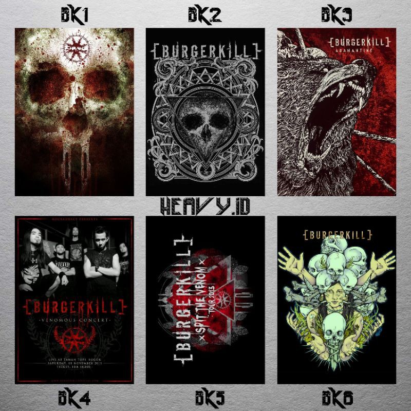 POSTER BAND A3 BURGERKILL