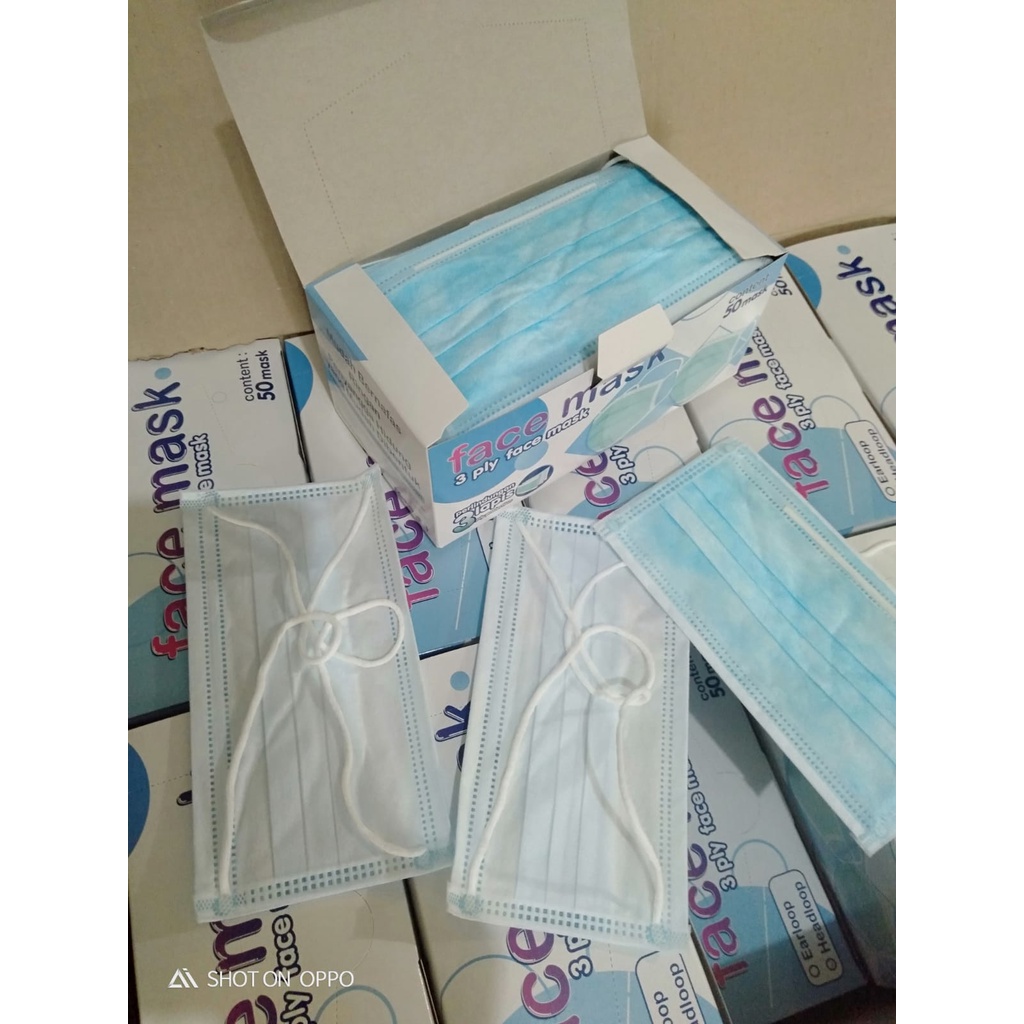 masker 3 ply headloop/masker 3 ply hijab/masker hijab