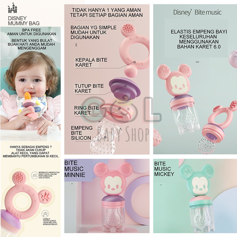 Empeng Buah/Sayuran Bayi Lucu / Dot Bayi / Baby Fruit &amp; Food Feeder disney ori