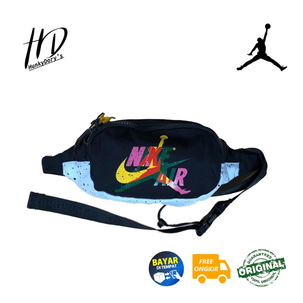 Waist Bag Tas Pinggang Crossbody Nike Air Jordan Jumpman Classic "Mashup" Original