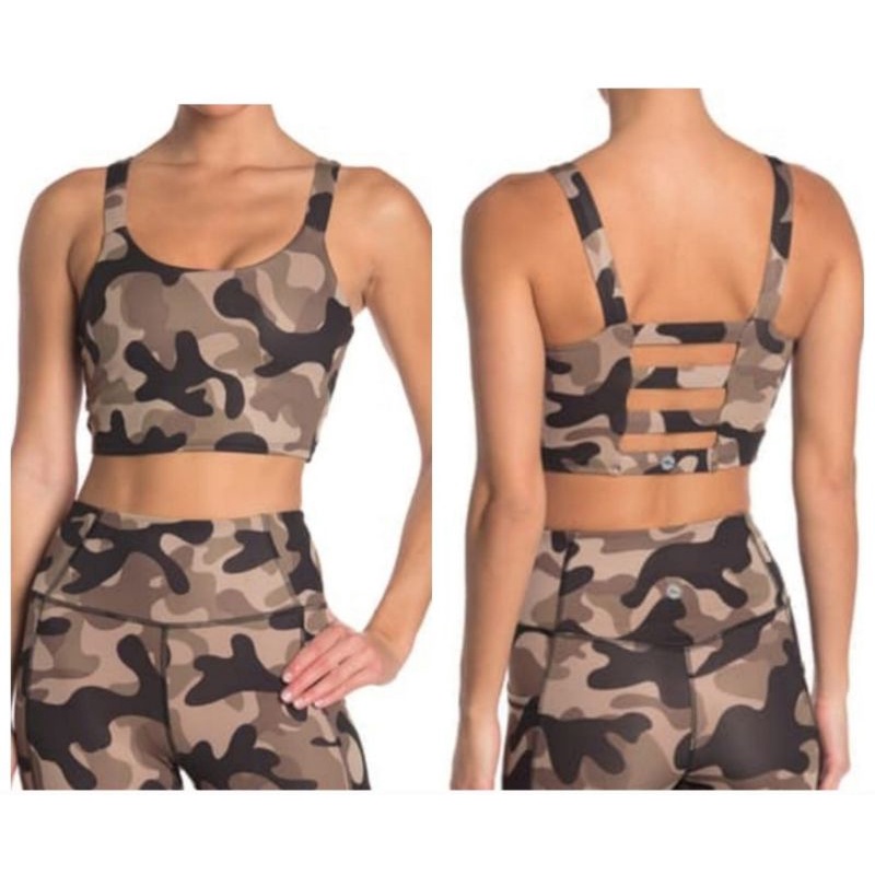 Gottex cocoa camo tank bra