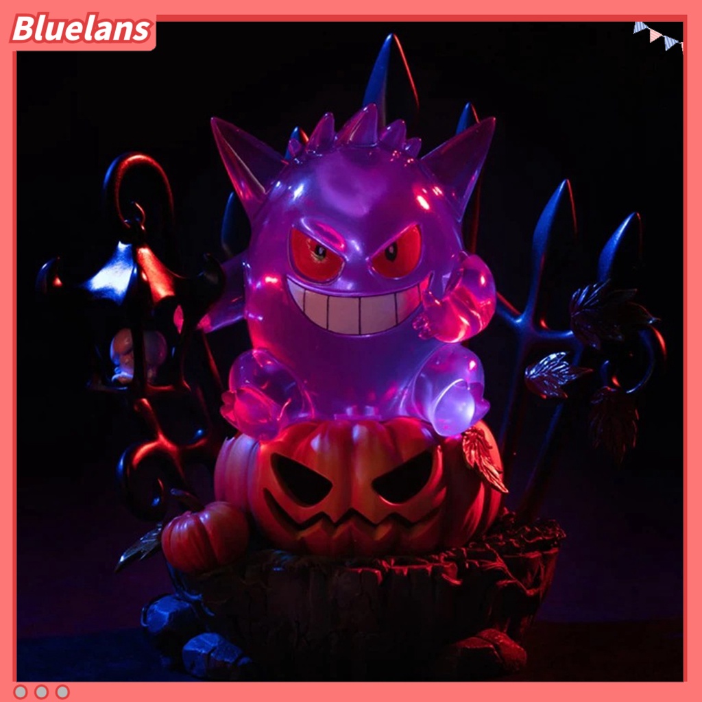 Lampu Bentuk Kartun Labu Halloween Bahan Resin Untuk Ruang Duduk