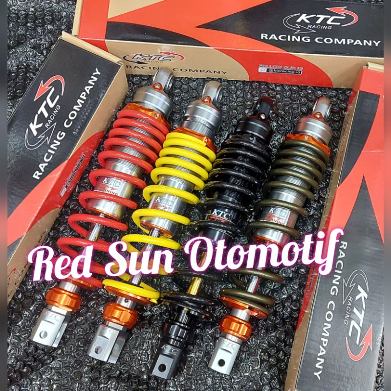 shockbreaker shock shok belakang KTC kitaco Original  Racing Black hitam Clik klik Razor pro Rebound