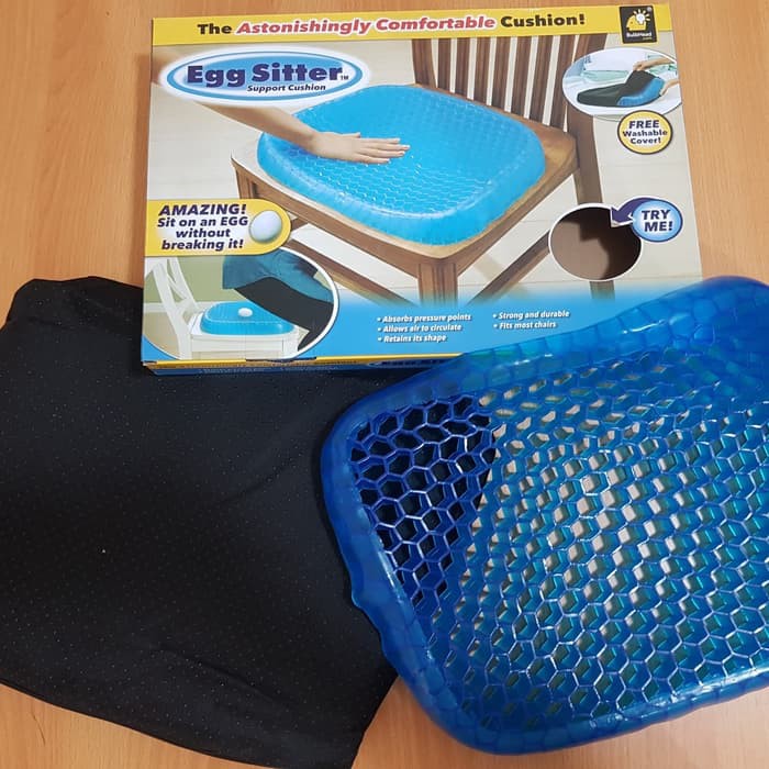 Bantal duduk kursi mobil alas duduk silikon gel honeycomb Bantal duduk kursi mobil alas duduk silikon gel honeycomb