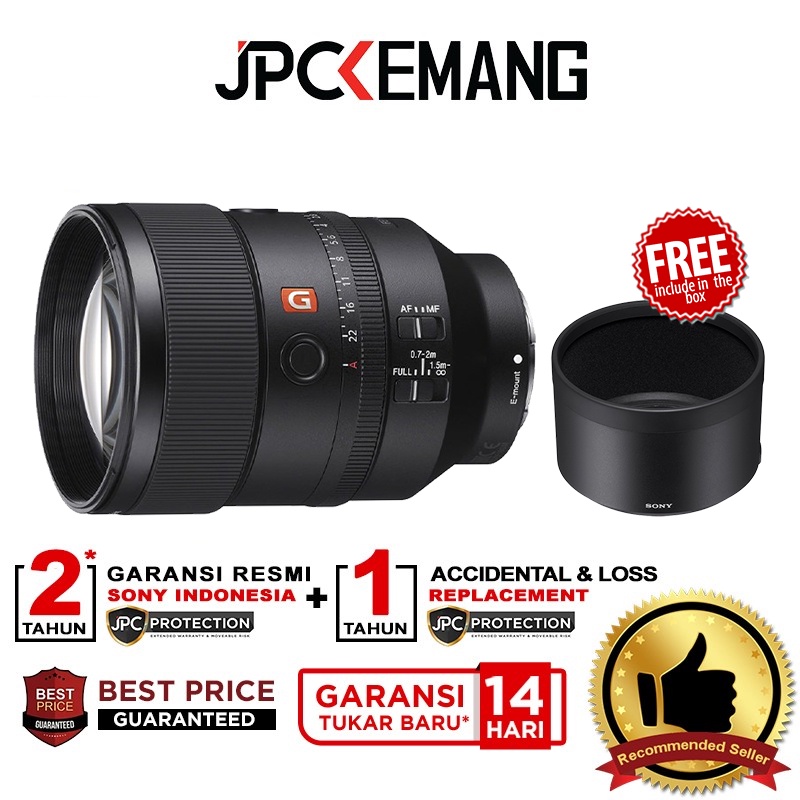 Sony FE 135mm F1.8 GM  Lensa Sony FE 135 mm f/1.8 Garansi Resmi