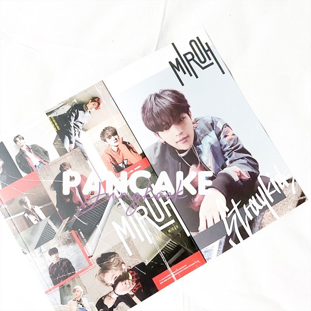 [ READY‼️ ALBUM ONLY + poster ] stray kids cle miroh NORMAL version hyunjin woojin felix