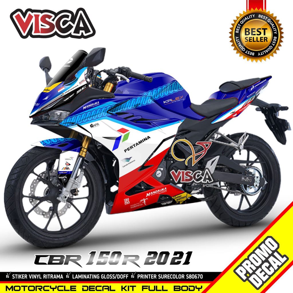 BISA COD / BAYAR DITEMPAT Stiker Honda CBR 150R 2021 Decal CBR 150R 2021 Striping CBR 150R 2021 Mand