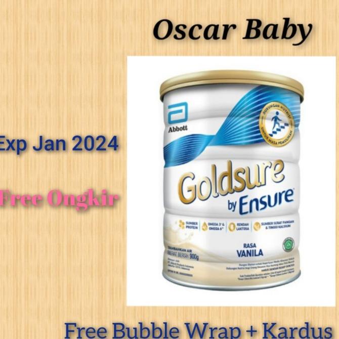 

(BISA COD) Goldsure by Ensure - Vanila 900 gr - Susu Nutrisi Dewasa - Free Ongkir BERGARANSI Kode 781