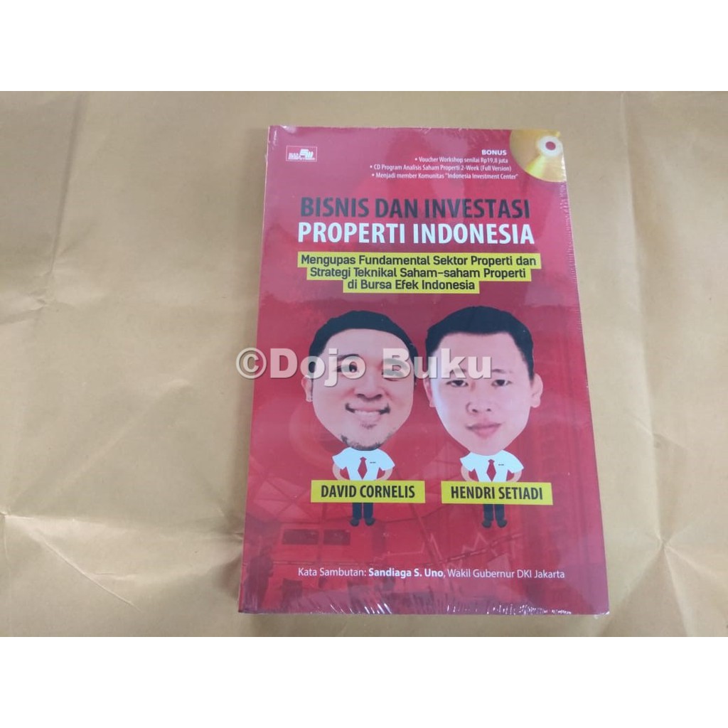 Buku Bisnis dan Investasi Properti Indonesia + CD by David Cornelis