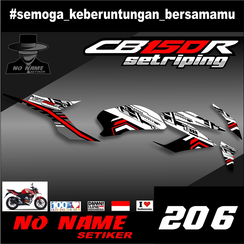 (COD) STRIPING CB150R CB 150 R (206)