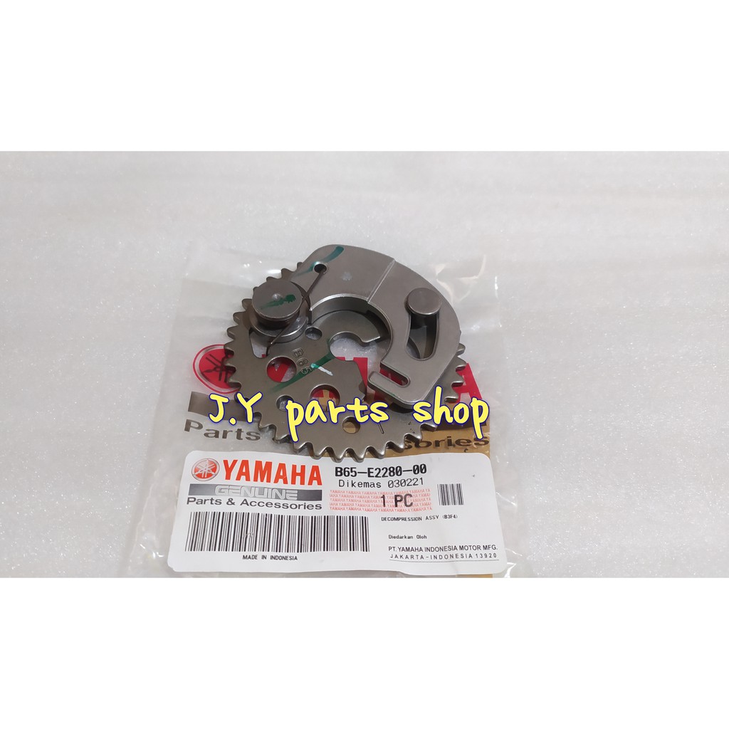 GIR GEAR GIGI SENTRIK KETENG TIMING KAMPRAT DECOMPRESSION ASSY AEROX 155 LAMA LEXI ORIGINAL YGP B65-E2280-00