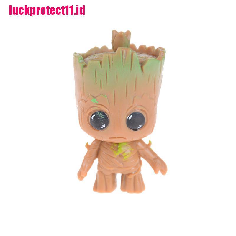 Lucktoy 4pcs Boneka Action Figure Guardians Of The Baby Groot Bahan Pvc Untuk Hadiah Anak