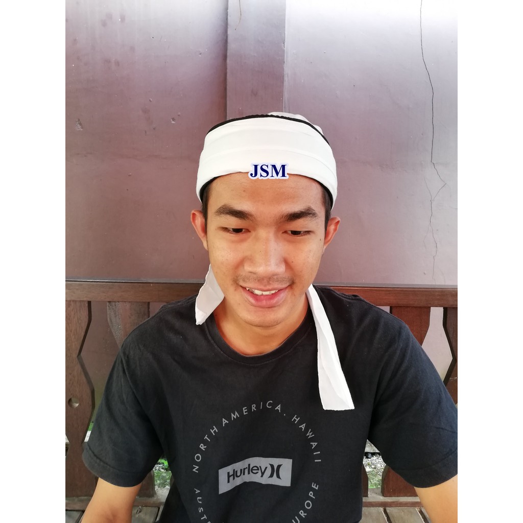 Peci Kupluk Imamah Polos Putih Model muslim