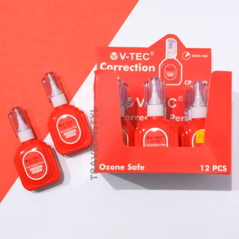 

Tip-Ex VTec CP 1010 10ml/Correction Pen Vtec Merah