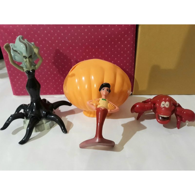 [TAKE ALL] Happy Meal Little Mermaid 2000 / Disney Ariel / Mainan Mcd / Boneka Ariel / Figur Ariel /