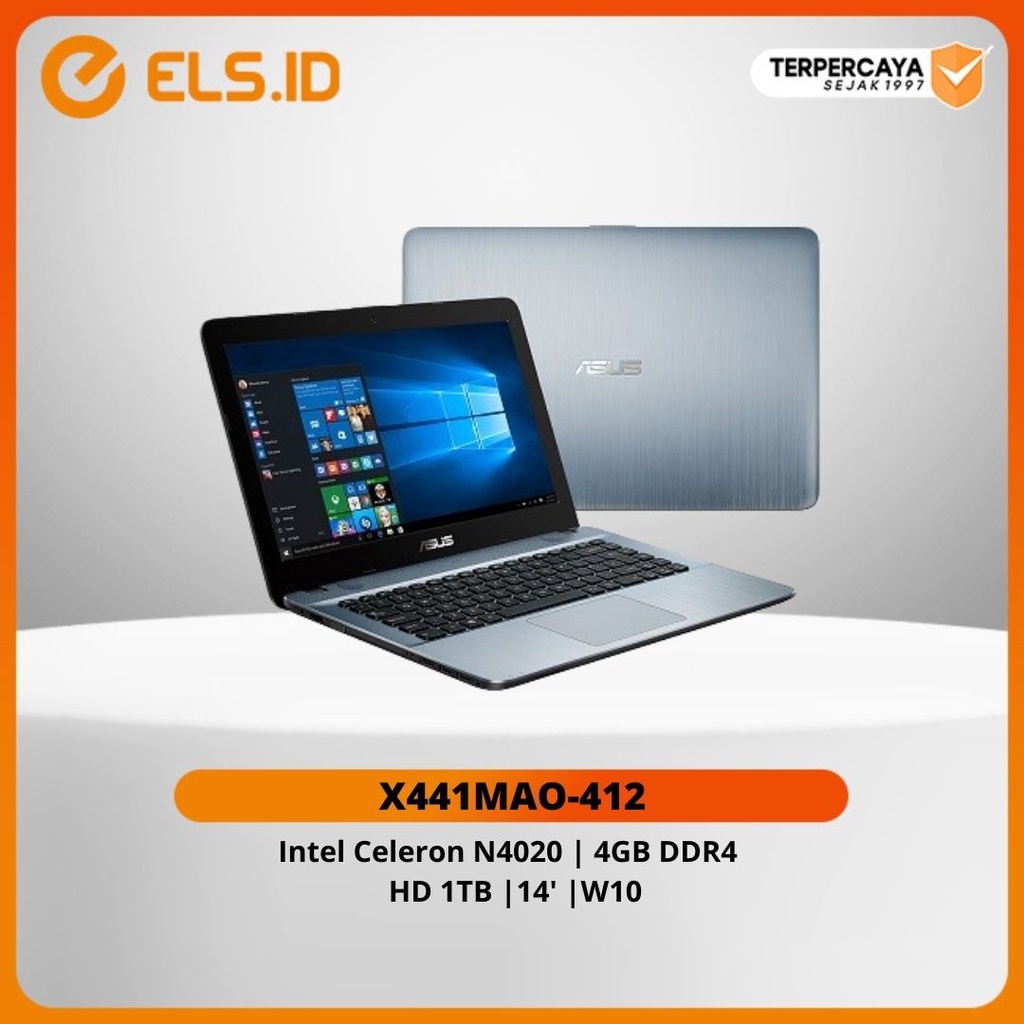 Laptop Asus X441MAO-412 Intel N4020 4GB 1TB W10