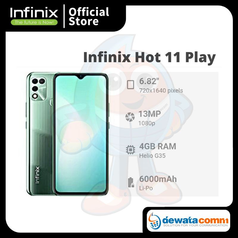 HANDPHONE INFINIX HOT 11 PLAY 4/64