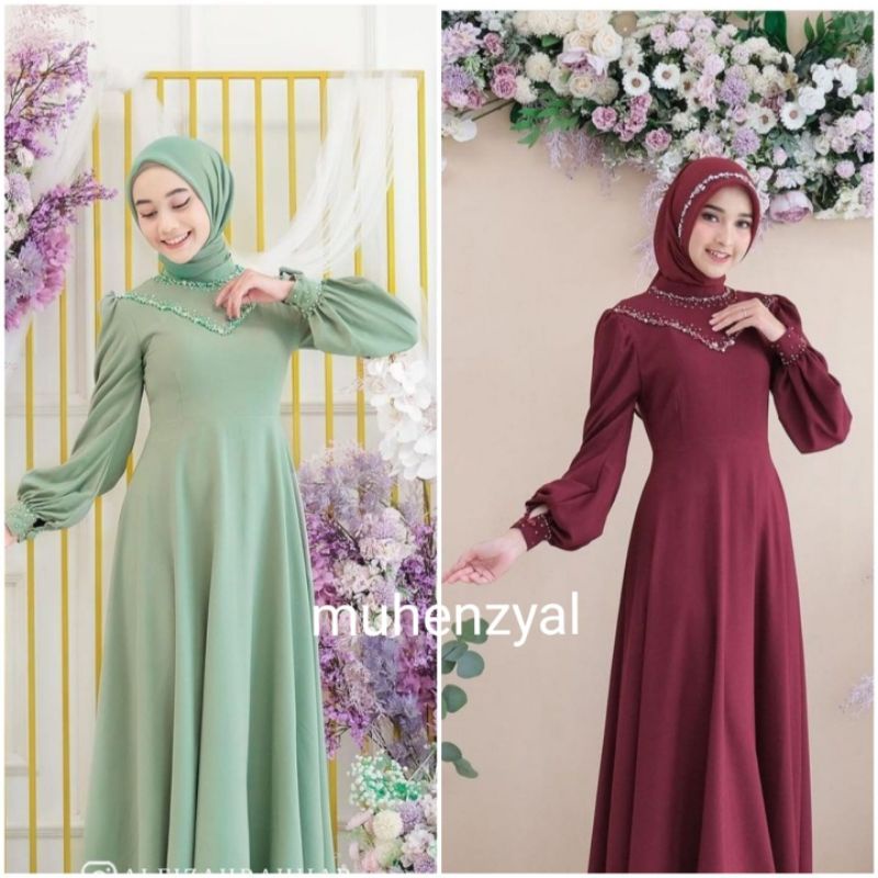 eva dress-gaun muslimah-gaun kondangan-gaun terbaru