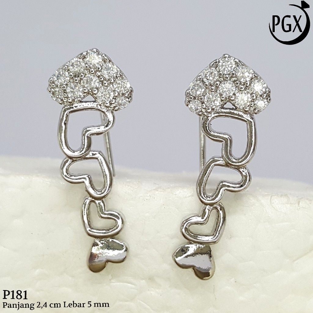 PGX Anting Panjang Korea Xuping Lapis Emas Aksesoris Perhiasan Premium - P181