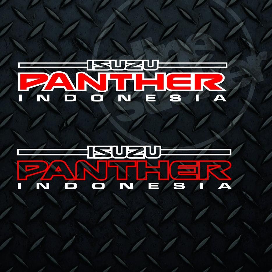SALEE.. Sticker izusu Panther menyala untuk mobil kaca depan