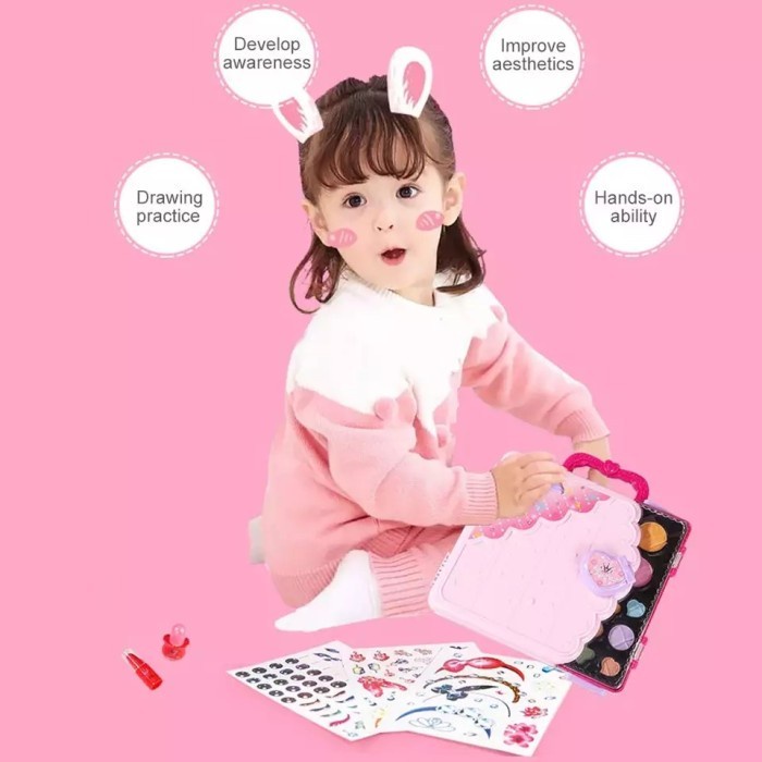 Mainan Makeup Perempuan / Kotak Rias Anak Perempuan