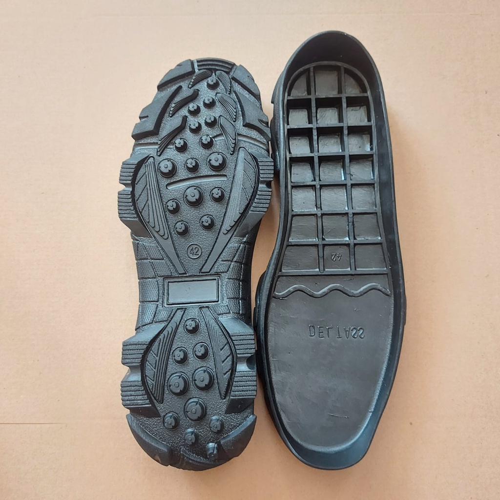 ALAS SEPATU MODEL DELTA BAHAN KARET MENTAH ANTI SLIP KUAT DAN KOKOH