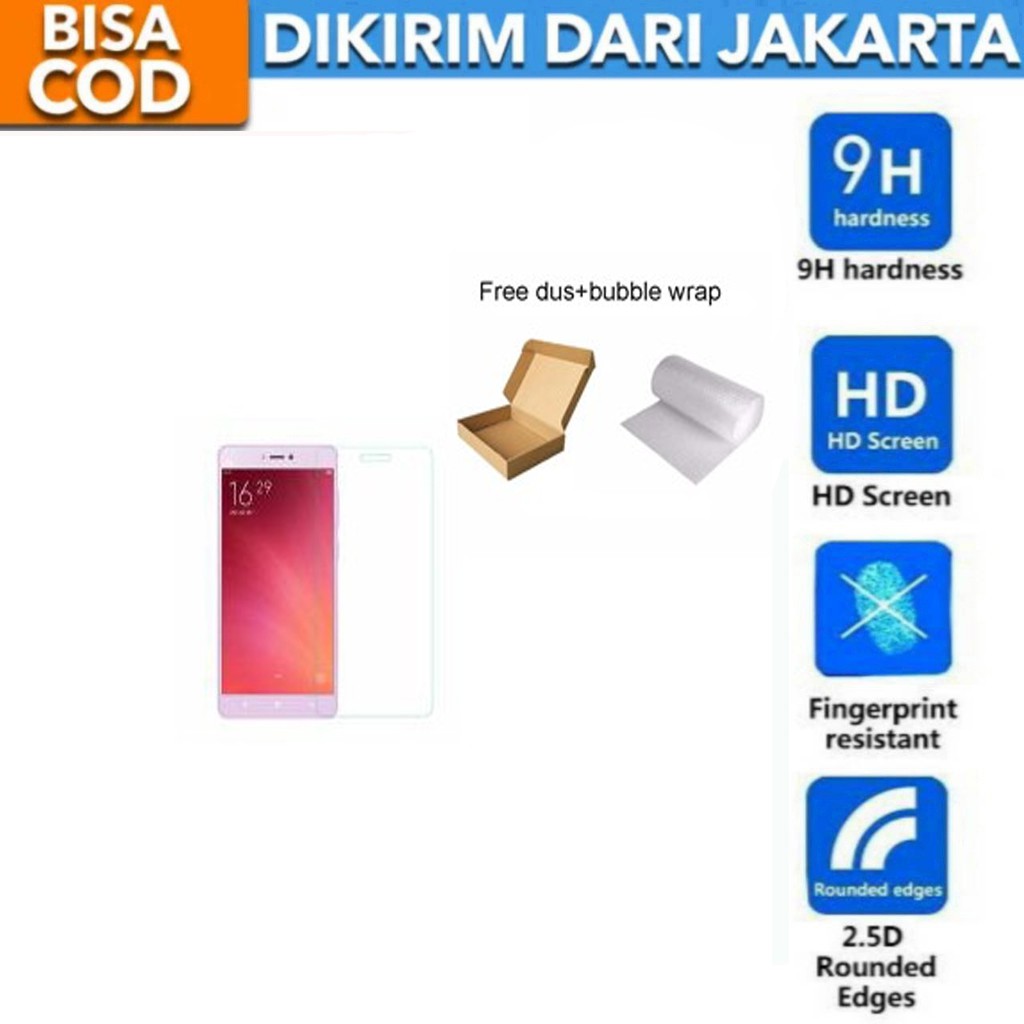 Xiaomi Mi 4s Tempered Glass Screen Protector Anti Gores