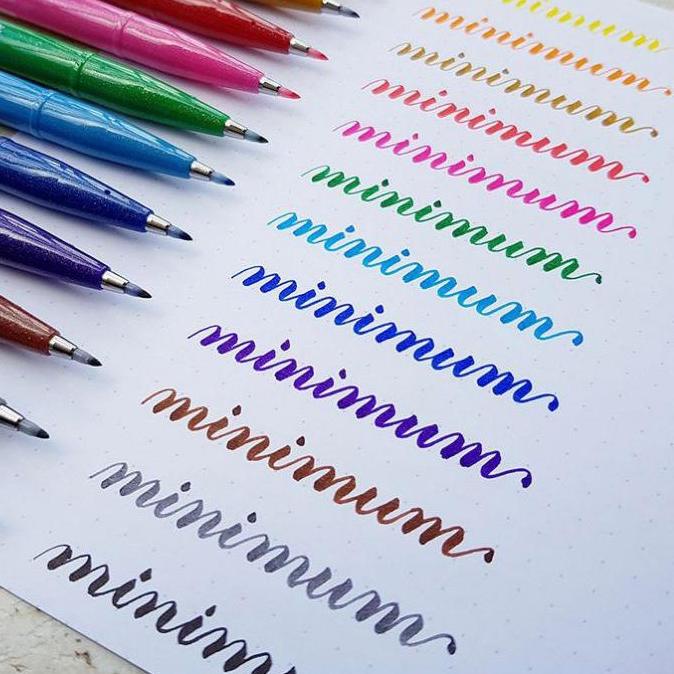 

LP810 Touch Brush Sign Pen PENTEL ❝mäkässì❞
