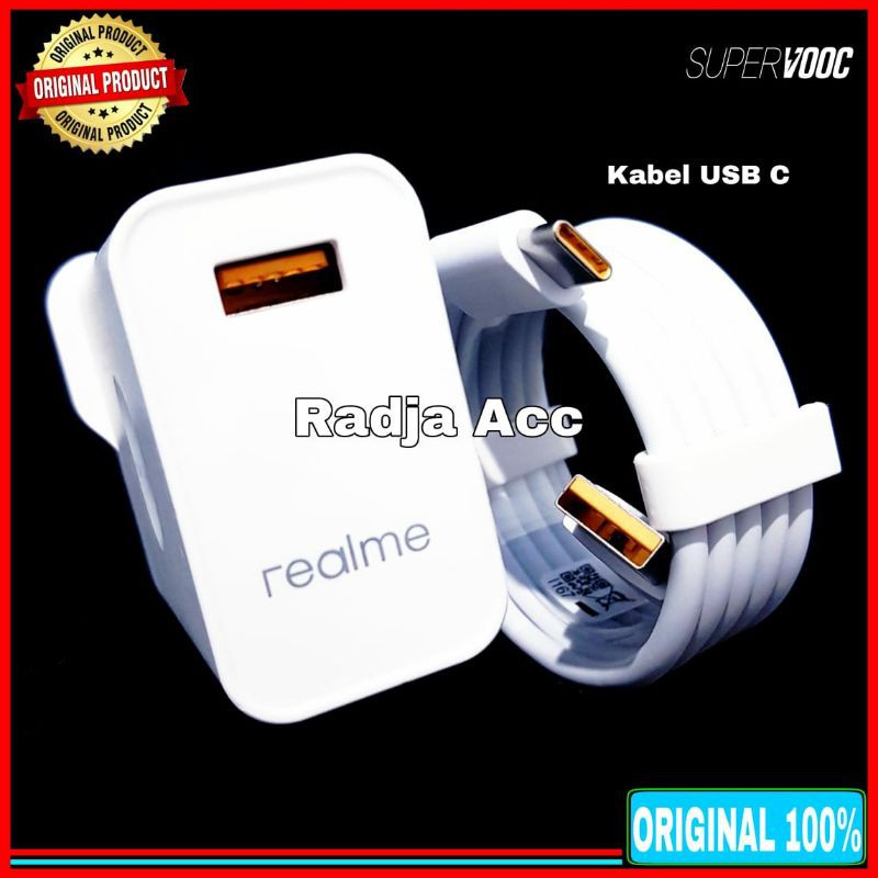 Charger Realme 6 6s Realme 6 pro Realme 7 Original 100% DART CHARGE 30 Watt Type C