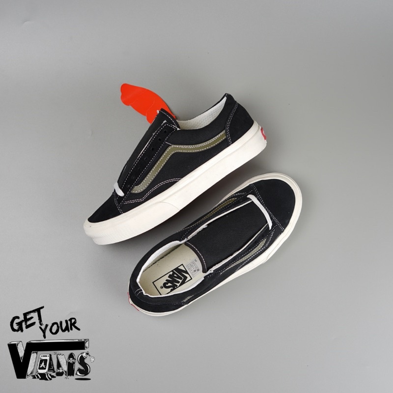 Vans Old Skool Style 36 Vintage Sport De Blanc Original 100% Bnib