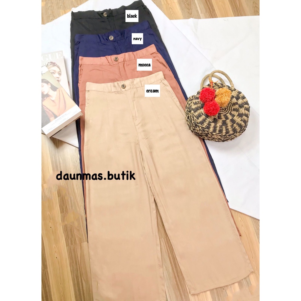 1KG MUAT 6PCS | HAWAII KULOT HIGHWAIST RAYON ANTI NGATUNG ANTI GERAH KOREAN STYLE HITS OOTD SELEBGRAM