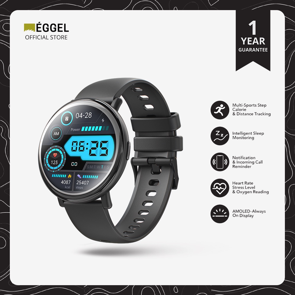 Eggel Valor Amoled Sports Smart Watch / SmartWatch / Band