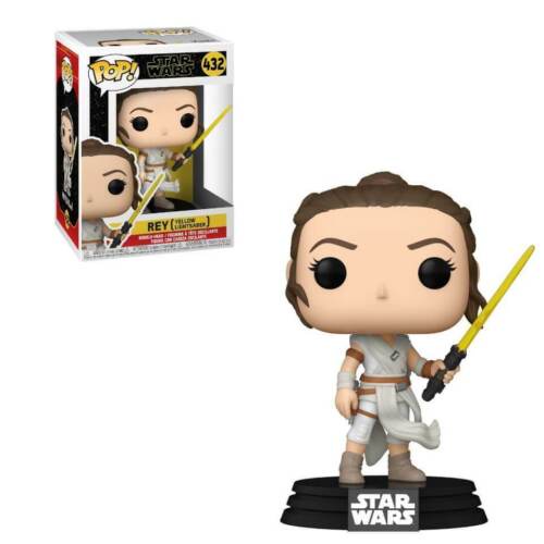 Funko POP Star Wars IX - Rey with Yellow Lightsaber #432