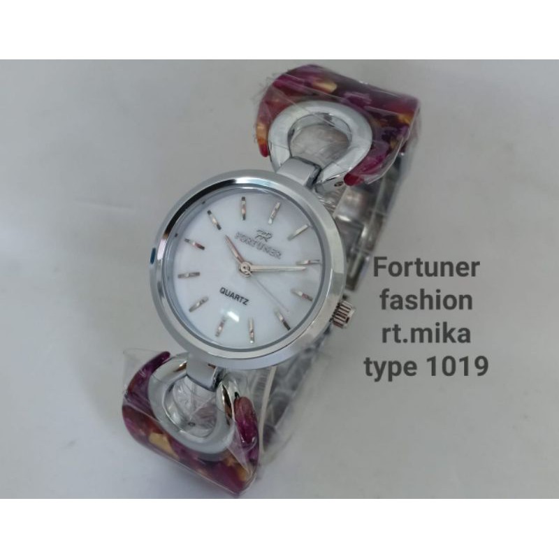 Jam Tangan Wanita Fortuner Original RT1019 Case Silver