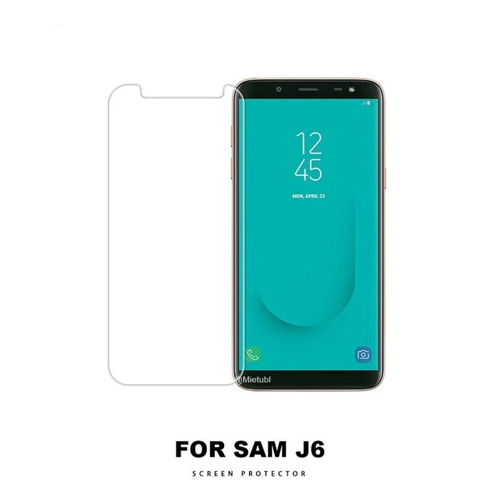 TEMPERED GLASS SAMSUNG J6 2018 ANTI GORES KACA FULL BENING - SCREEN PROTECTOR