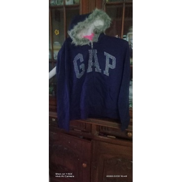 Jaket Anak GAP Bulu Tebal Preloved