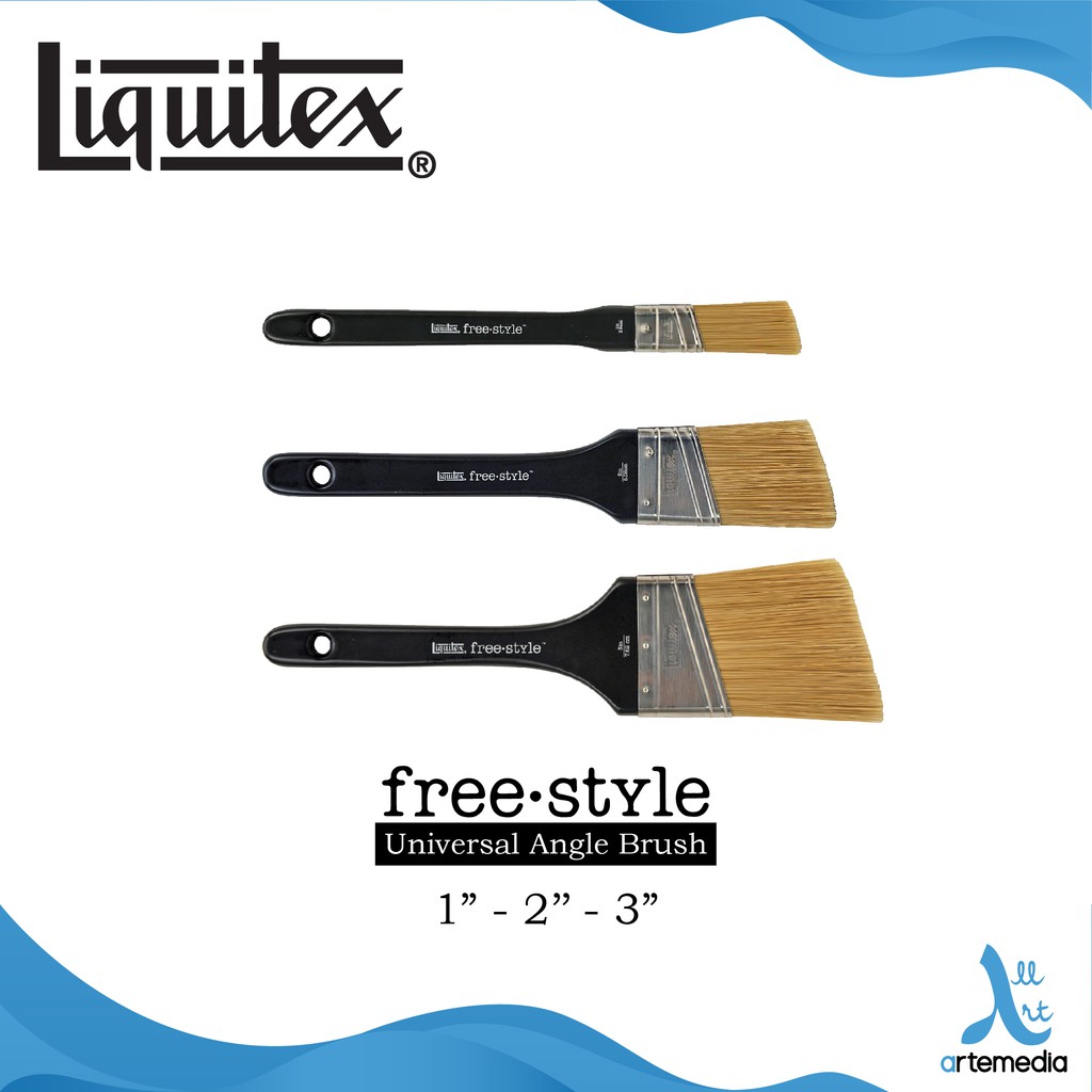 

Liquitex Free Style Universal Angle Professional Brush Kuas Artist Grade untuk Cat Akrilik
