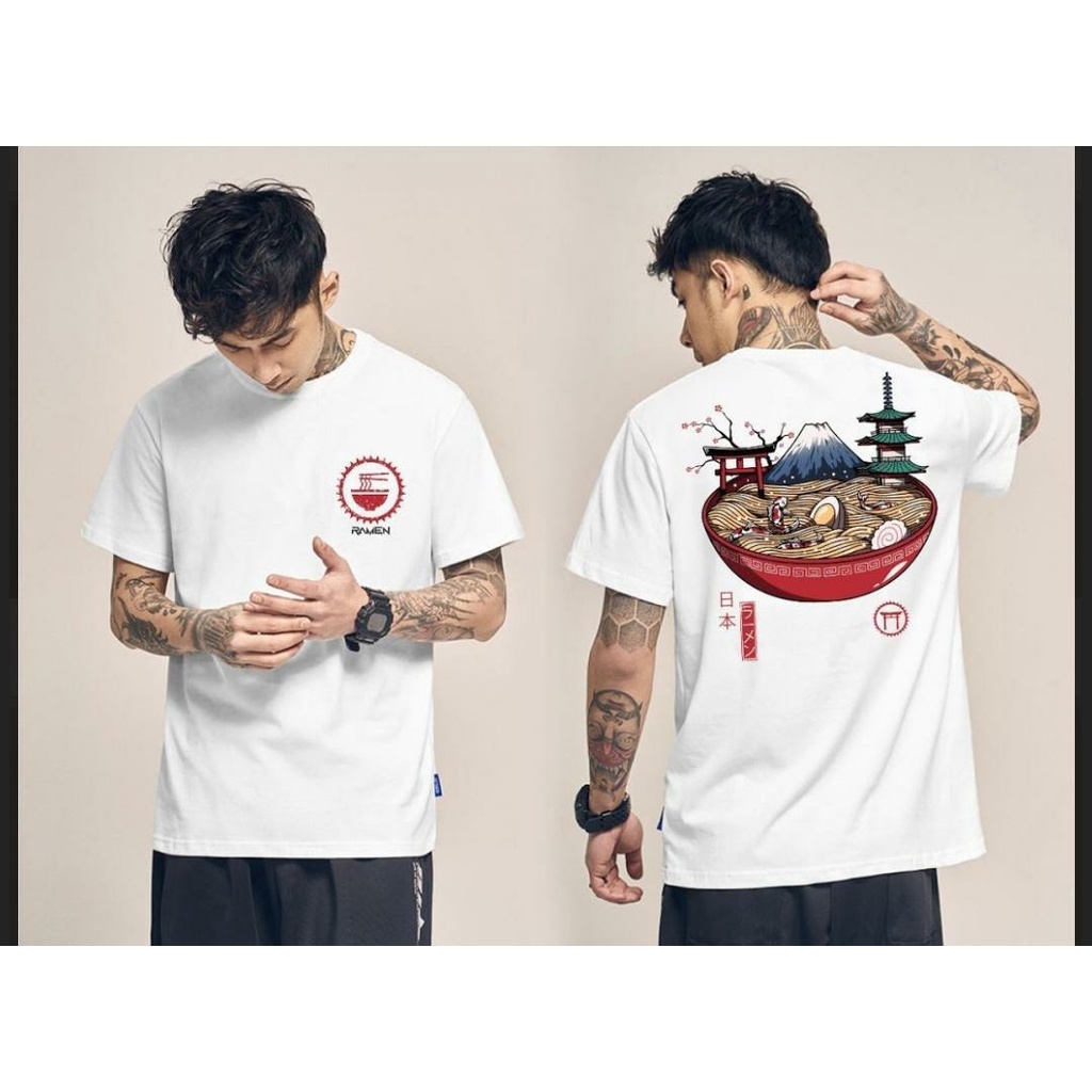 Kaos murah Kaos distro murah baju  distro pria t-shirt murah combed30s ramen