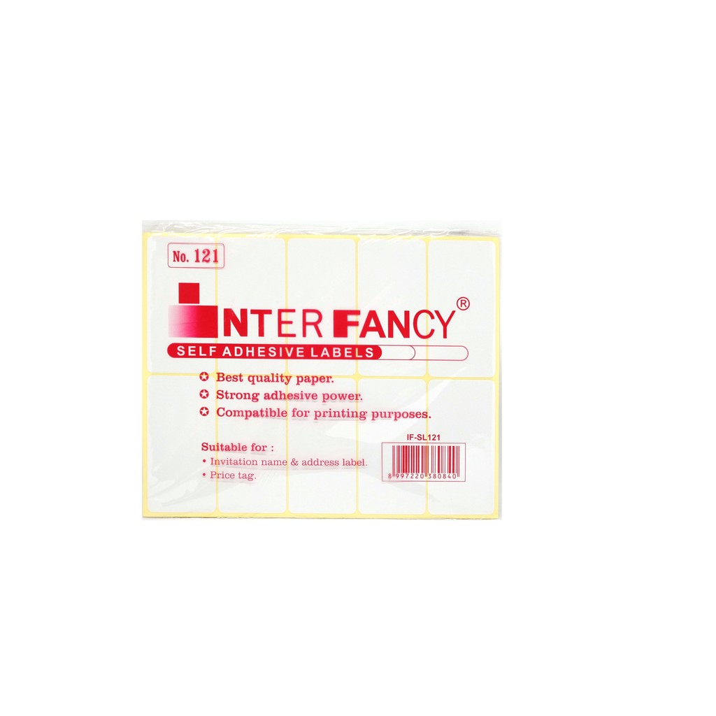 

Label Nama Berbagai Ukuran ( 1 Bungkus)